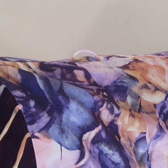 Cooper St Size 10 Purple Floral Satin Feel Dress - Picture 6 of 7